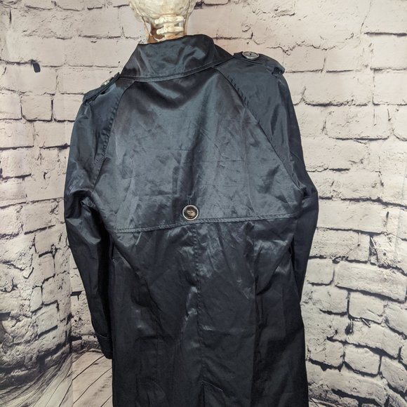 GREEN WITH ENVY Button Down Raincoat - Picture 3 of 6